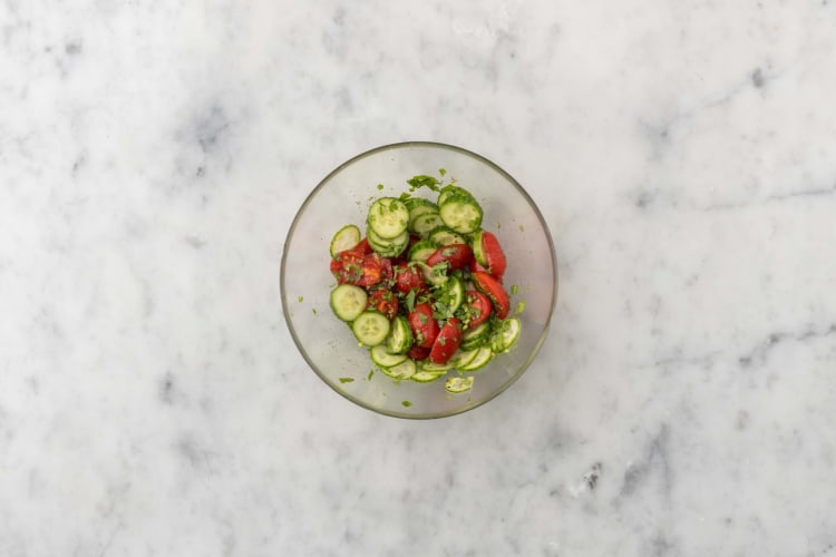 Prep and assemble salad