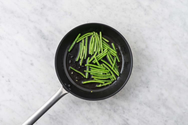 Cuire les haricots verts