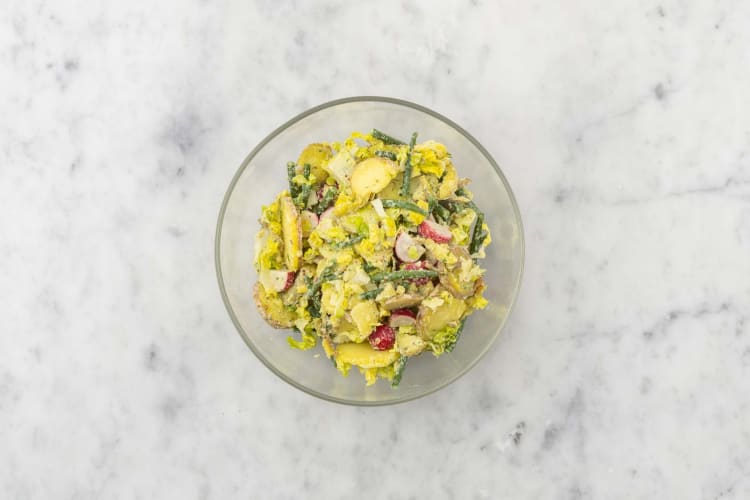 Salat fertigstellen