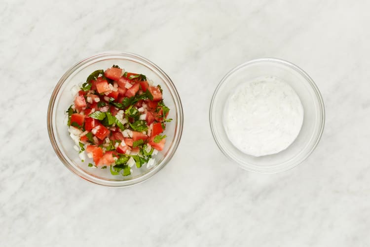 Make Salsa & Lime Crema