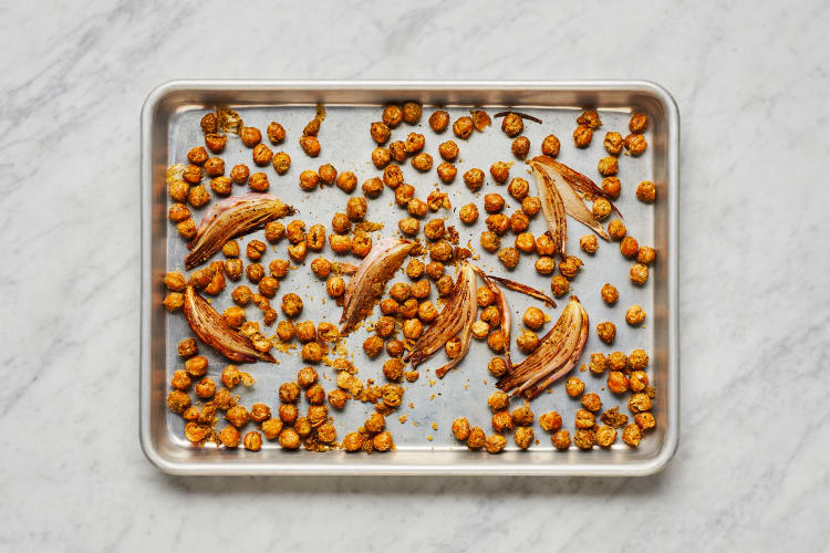 Roast Chickpeas & Onion