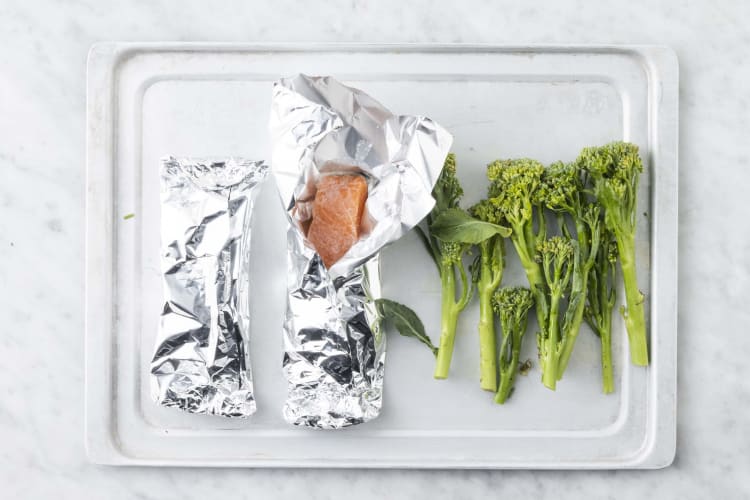 Salmon en Papillote and Tomato Butter Sauce Recipe