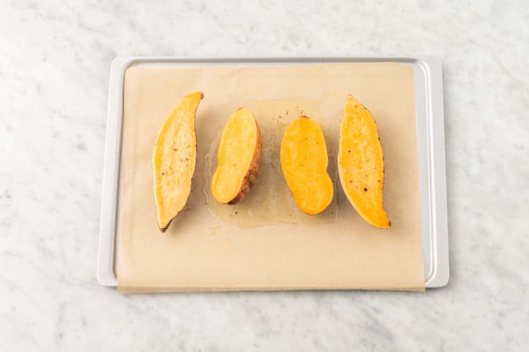 Bake the Sweet Potatoes