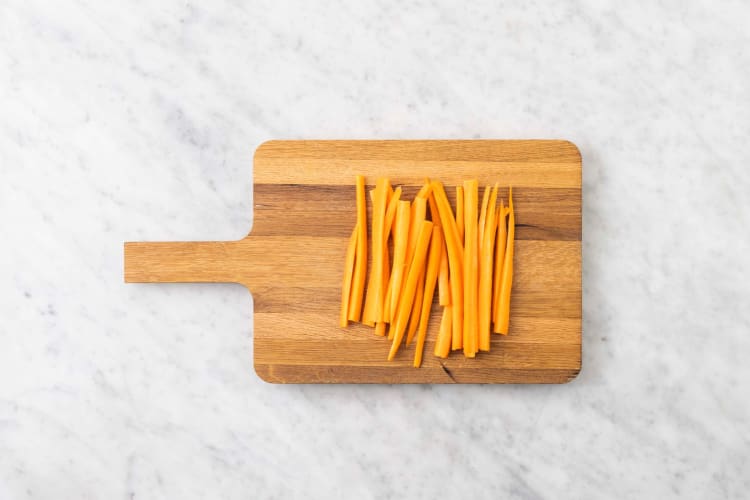 Prep carrot stick dippers