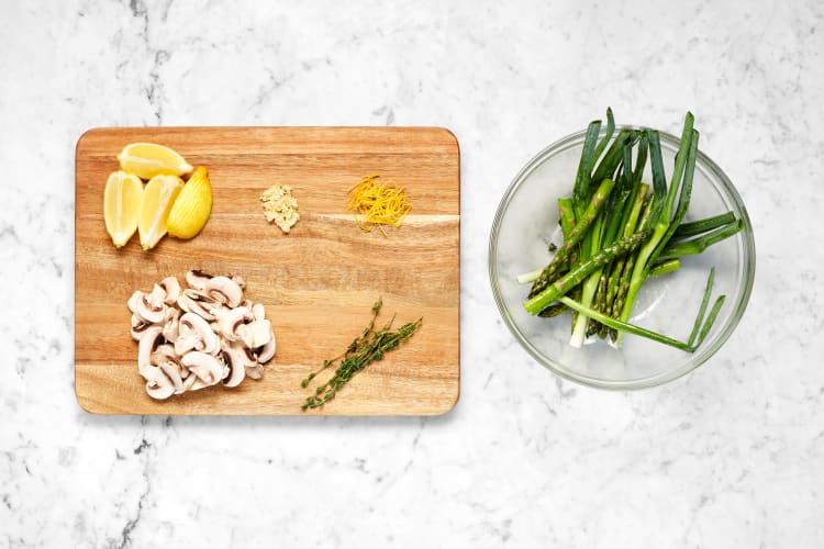 Prep & Marinate Veggies