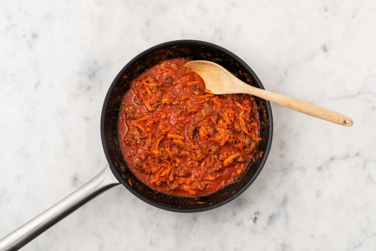 Simmer your Ragu Sauce