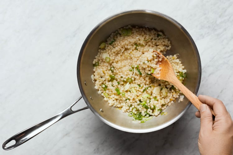 Make Scallion Couscous