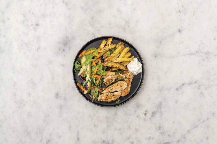 Herbed Beef & Lemon Pepper Fries Recipe HelloFresh