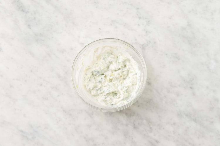 Make cucumber raita