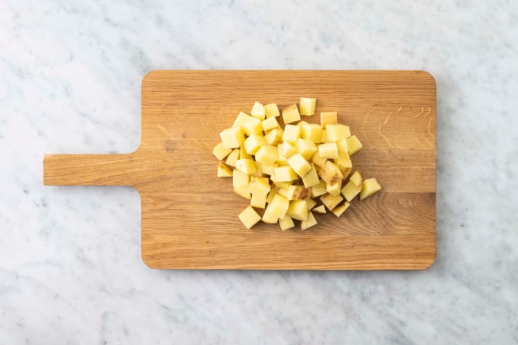 Aardappelen snijden