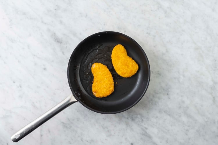 Schnitzel bakken