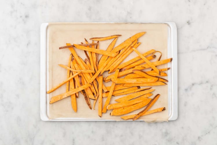 Make the Sweet Potato Fries	