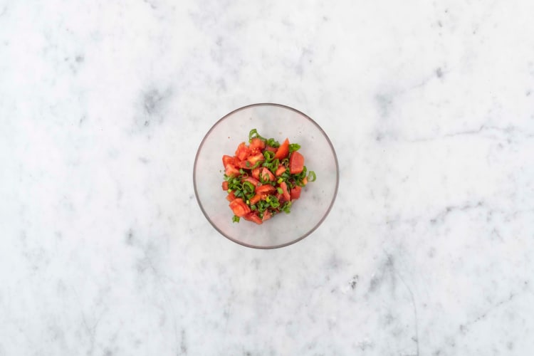 Préparer la salsa de tomate