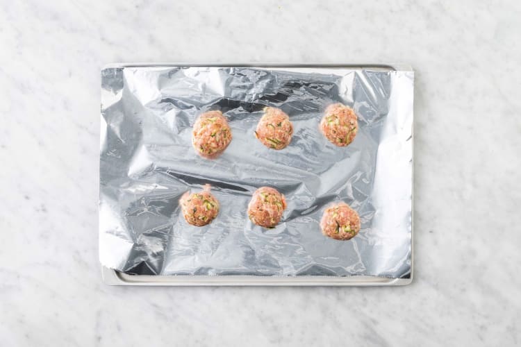 Form and bake meatballs