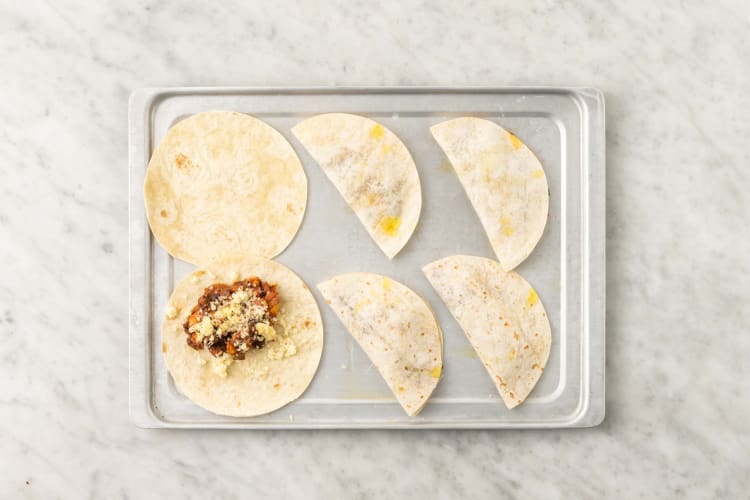 Bake your Quesadillas