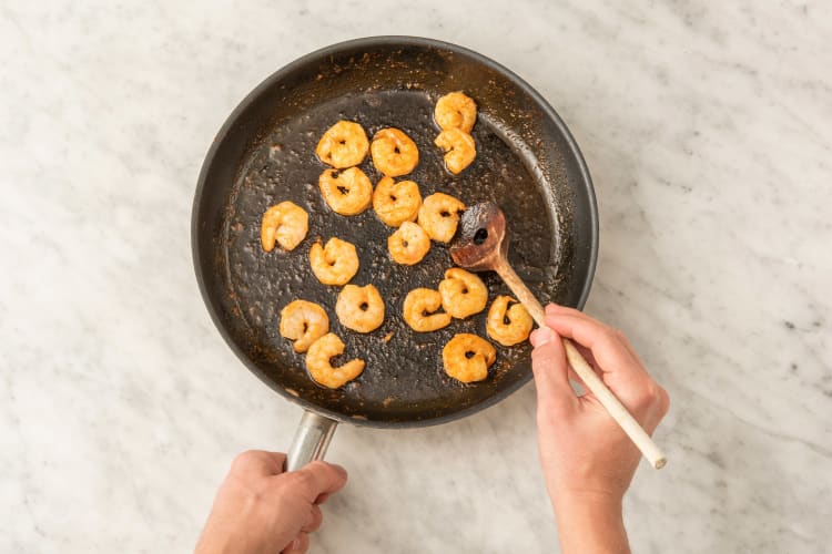 Cook buffalo shrimp