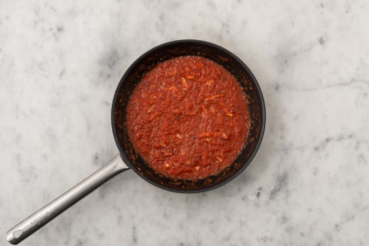 Start the Arrabbiata Sauce