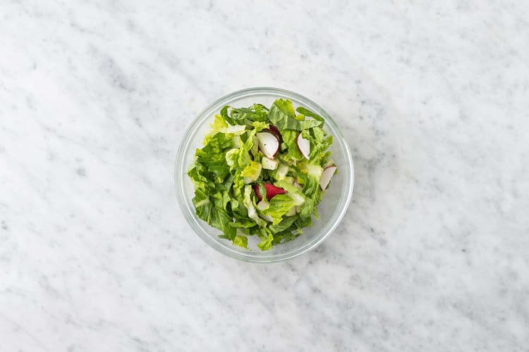 Préparer la salade