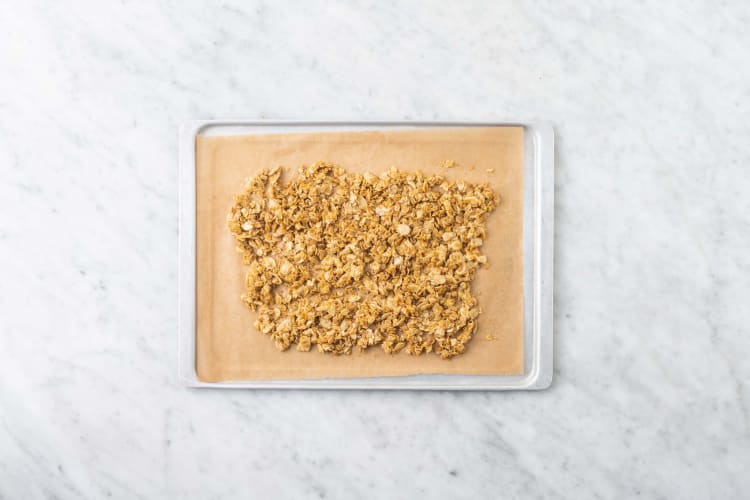 Make maple almond granola