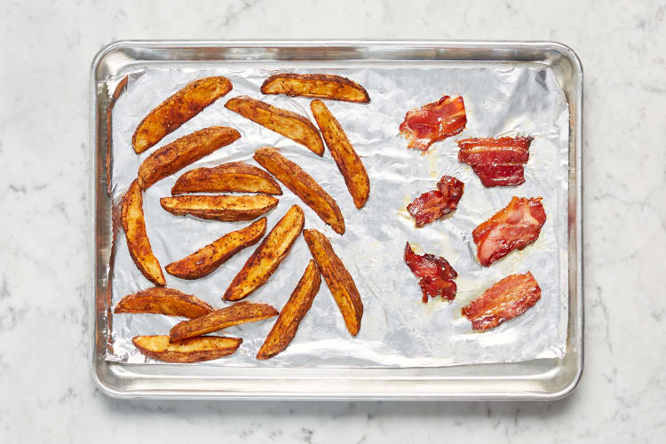 Roast Potatoes & Bacon