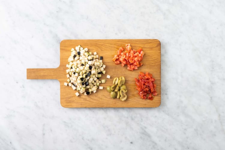 Tagliare gli ingredienti
