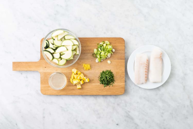 Tagliare gli ingredienti