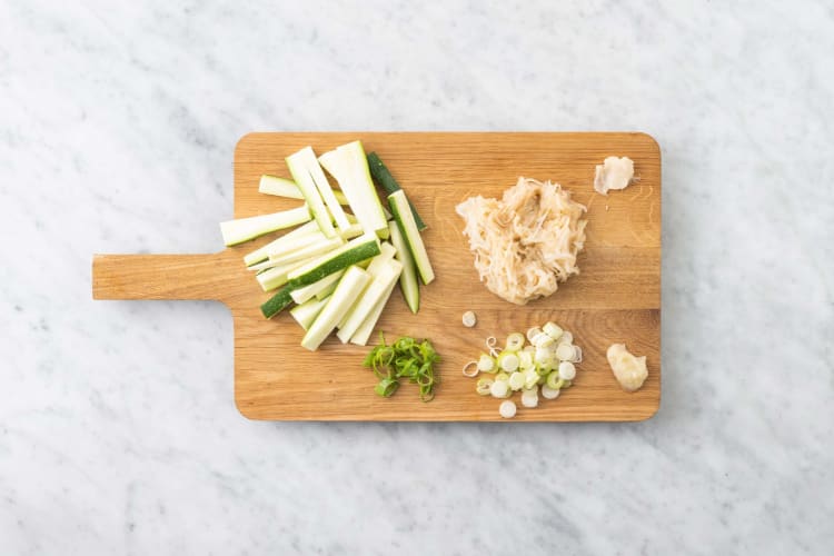 Tagliare gli ingredienti