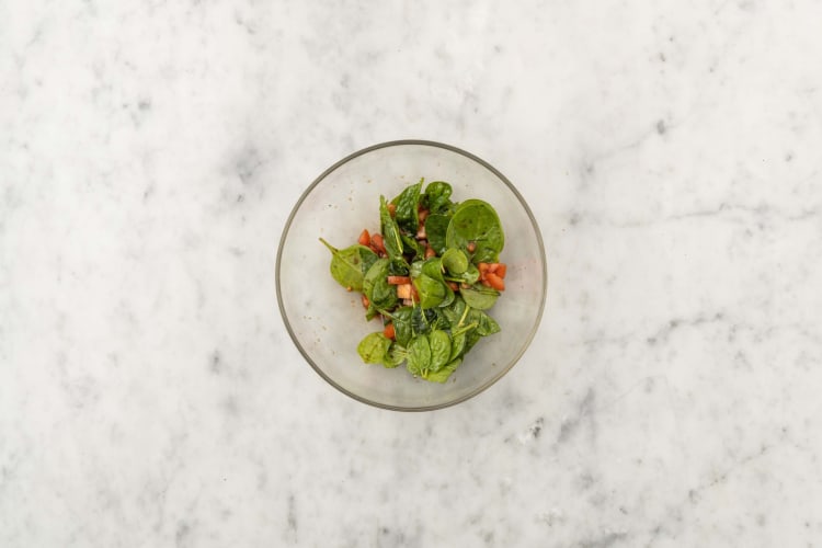 Préparer la salade