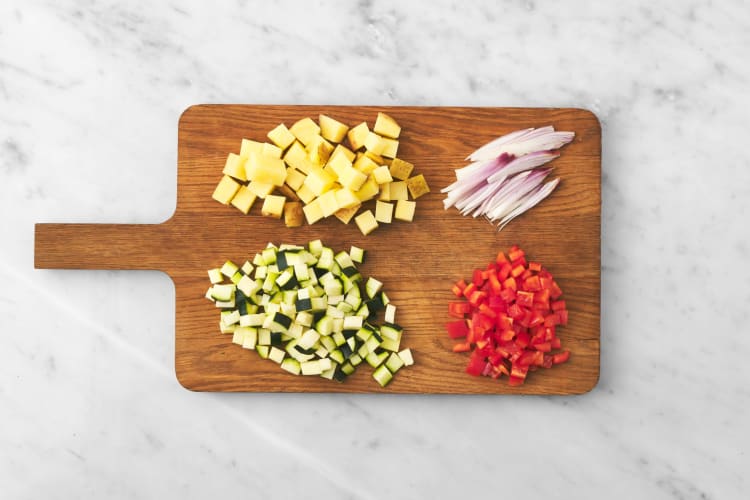 Prepara los ingredientes