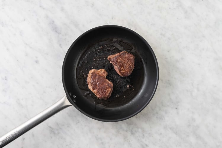 Préparer le steak