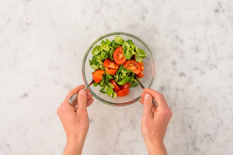 Salade maken