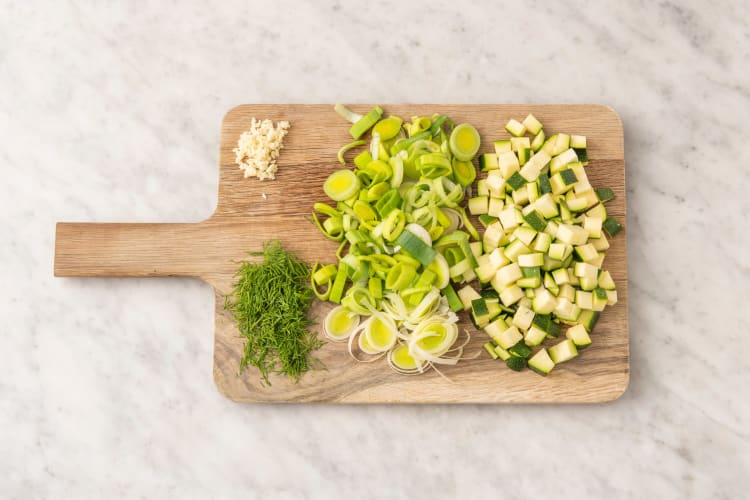 Prepara las verduras