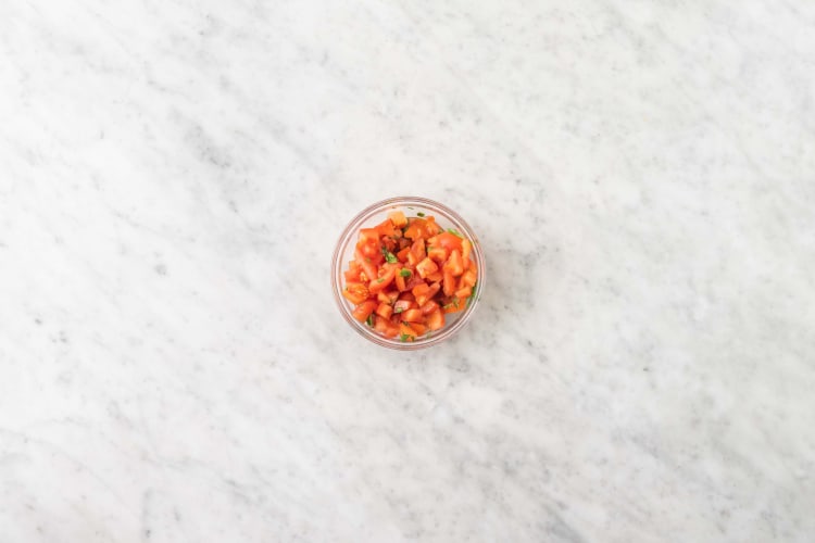 Für den Tomatensalat