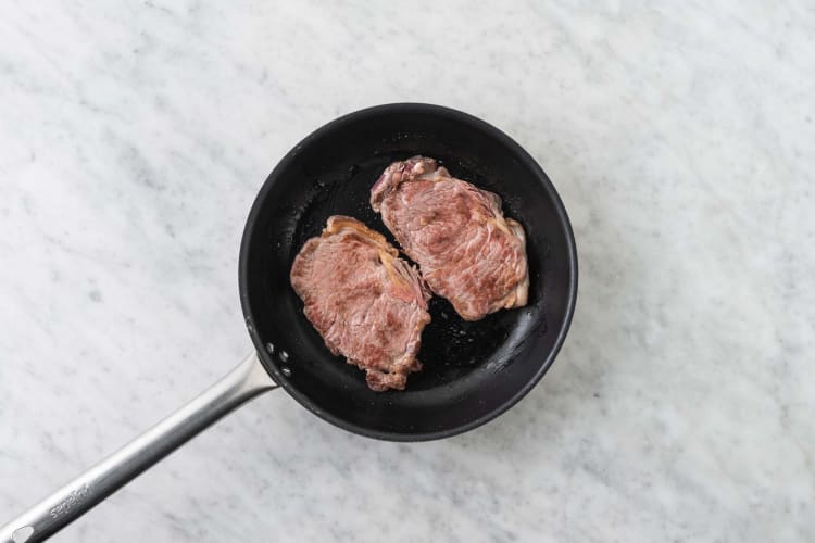 Cuire le steak