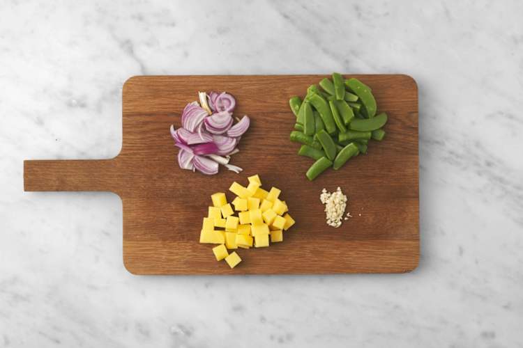 Prepara las verduras