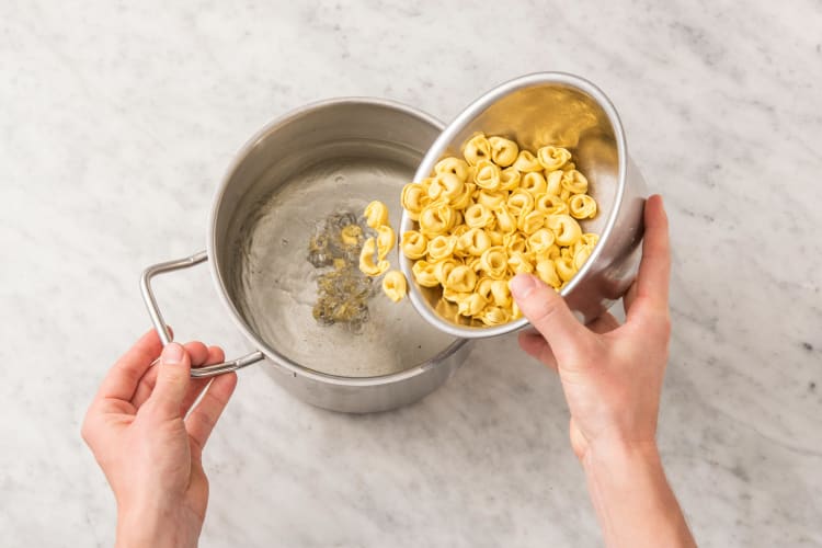 Cook tortellini