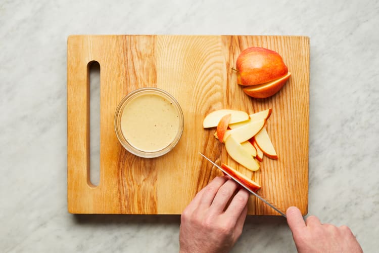 Make Dressing & Prep Apple