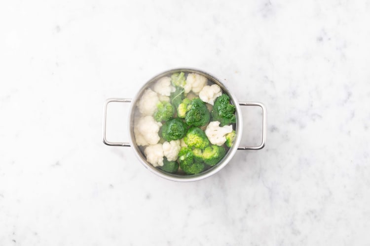 Hierve las verduras