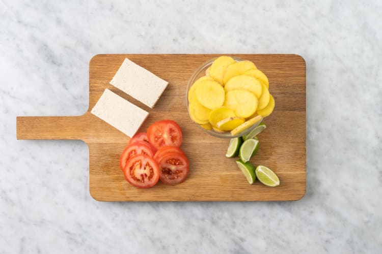 Tagliare gli ingredienti