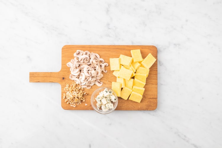 Tagliare gli ingredienti