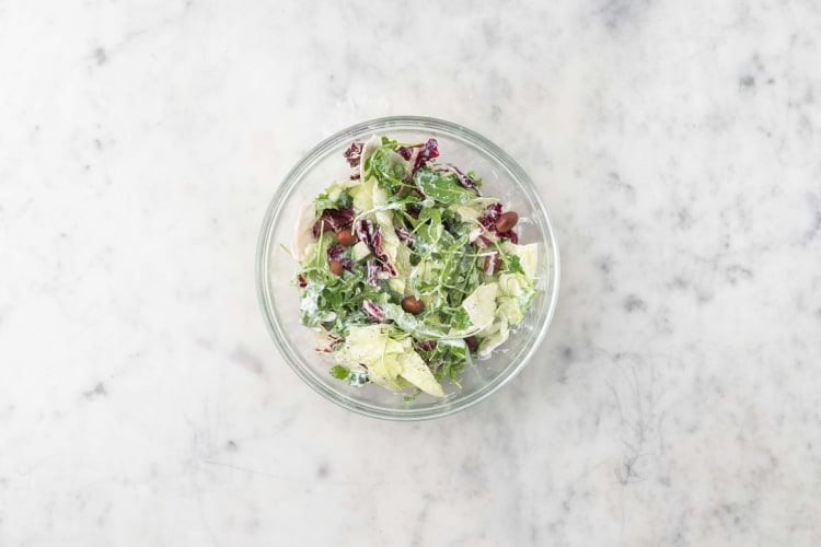 Préparer la salade