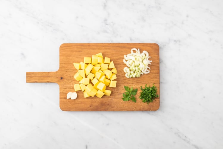 Tagliare gli ingredienti