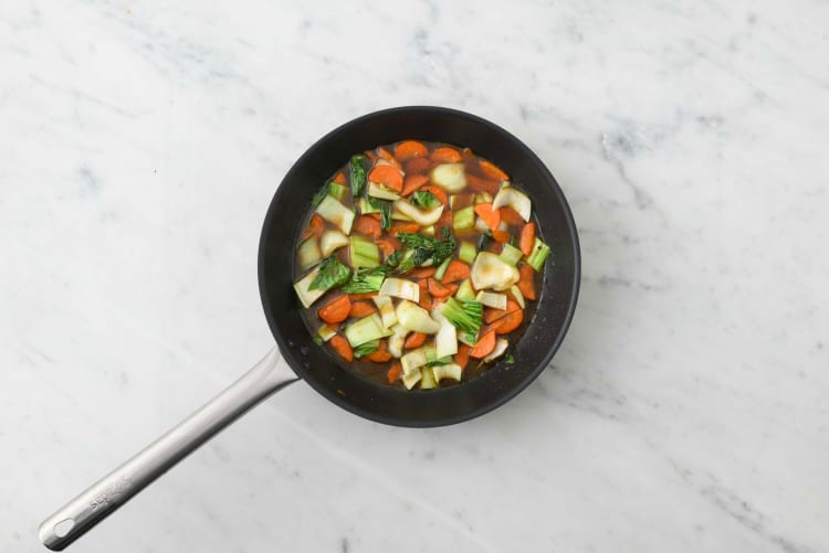 Finish stir-fry