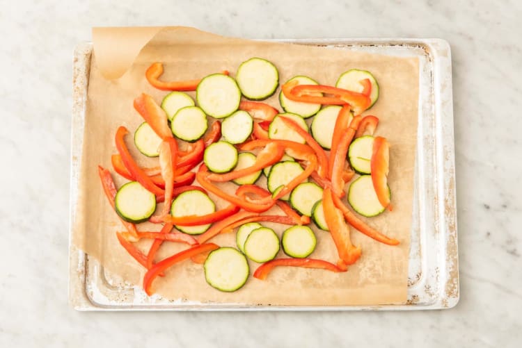 Hornea las verduras