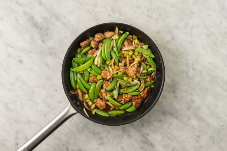 Finish stir-fry