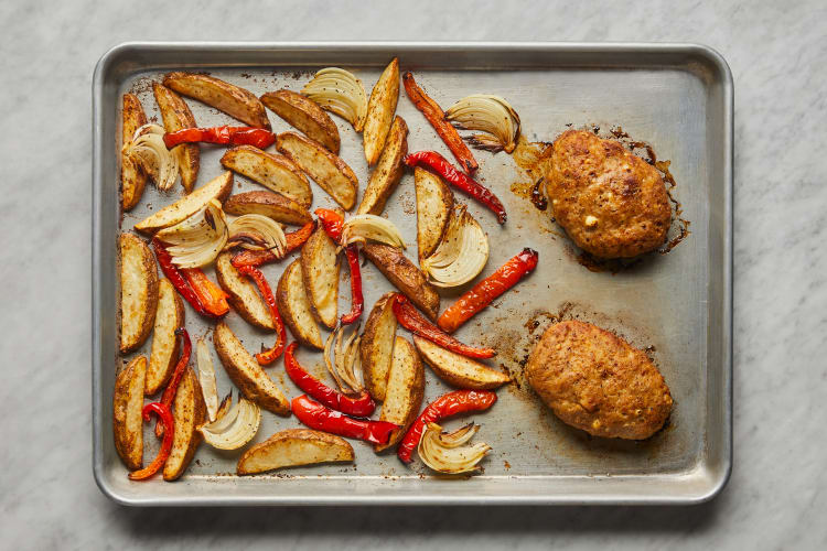 Roast Meatloaves & Veggies