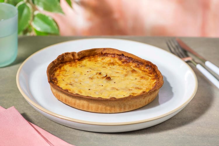 Duo de quiches - Lorraine &amp; Mozzarella-épinards Recette | HelloFresh