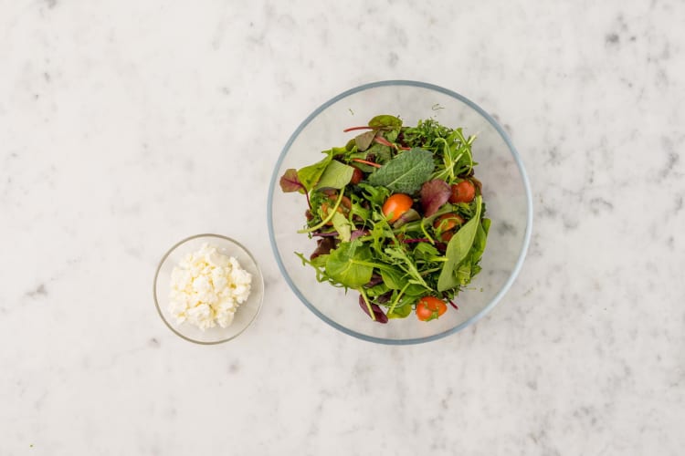 Préparer la salade