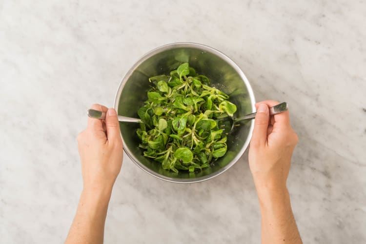 Salade opmaken