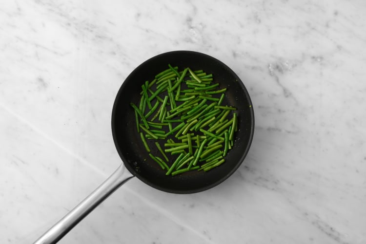 Cuire les haricots verts